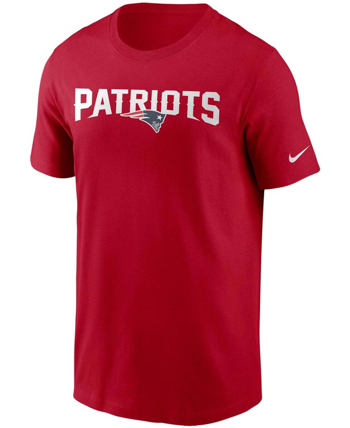 Men'sNew England Patriots Team Wordmark T-shirt - Red