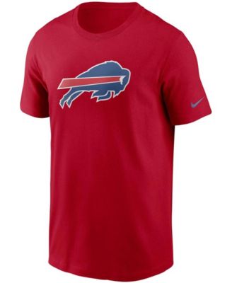 Men's Red Buffalo Bills Primary Logo T-shirt