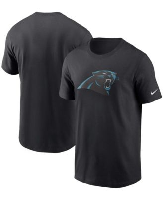 Men's Nike Heathered Gray Carolina Panthers Primary Logo T-Shirt