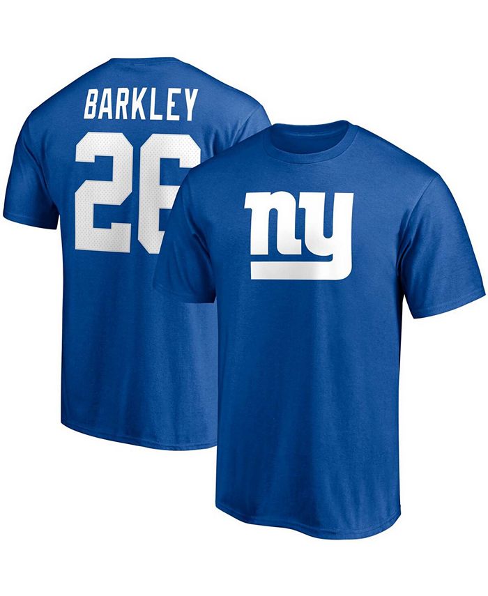 Fanatics Men's Saquon Barkley Royal New York Giants Player Icon Name and  Number T-shirt - Macy's