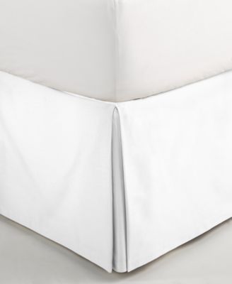 Shop Hotel Collection Glint Bedskirts Created For Macys In Silver