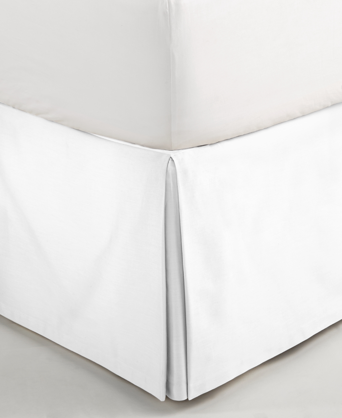 Hotel Collection Glint Bedskirt, Queen, Created For Macy's In Fresh White