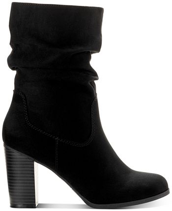 Style & Co Saraa Slouch Mid-Shaft Boots, Created for Macy's & Reviews ...