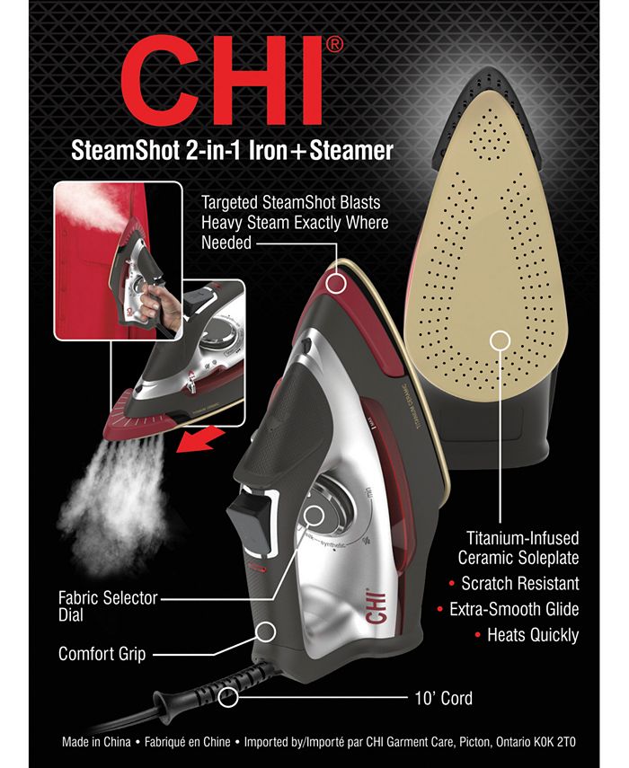 CHI SteamShot 2in1 Iron+Steamer Macy's