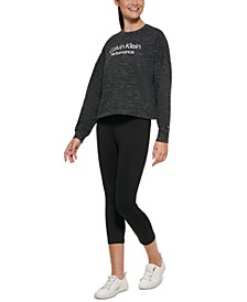 Women's Stacked Logo Cropped Sweatshirt