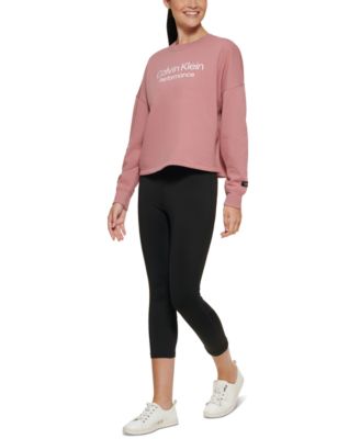 calvin klein performance sweatshirt womens