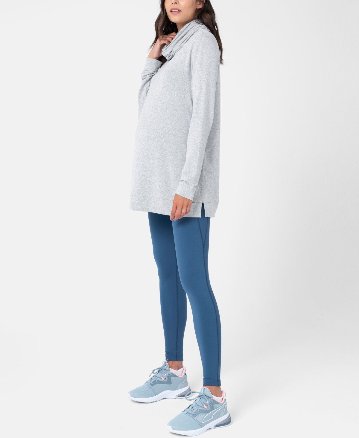 SERAPHINE WOMEN'S MATERNITY NURSING ROLL NECK TOP 