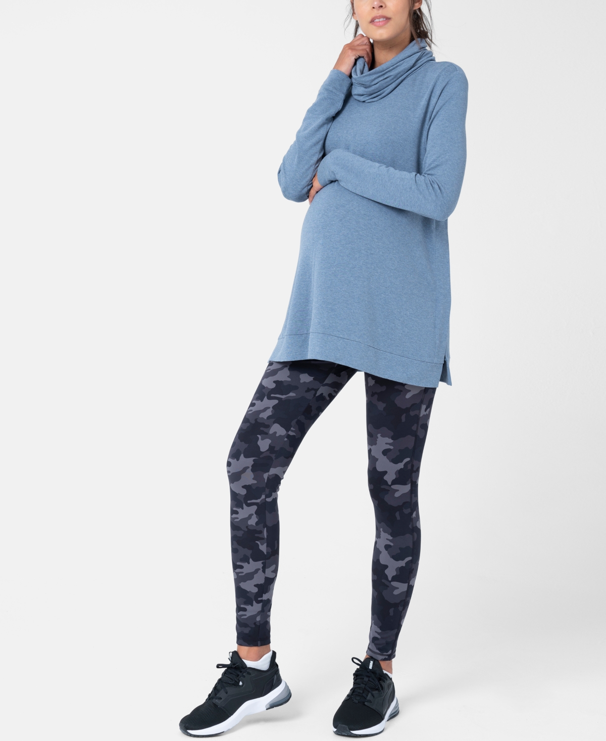 SERAPHINE WOMEN'S ROLL NECK MATERNITY NURSING TOP 