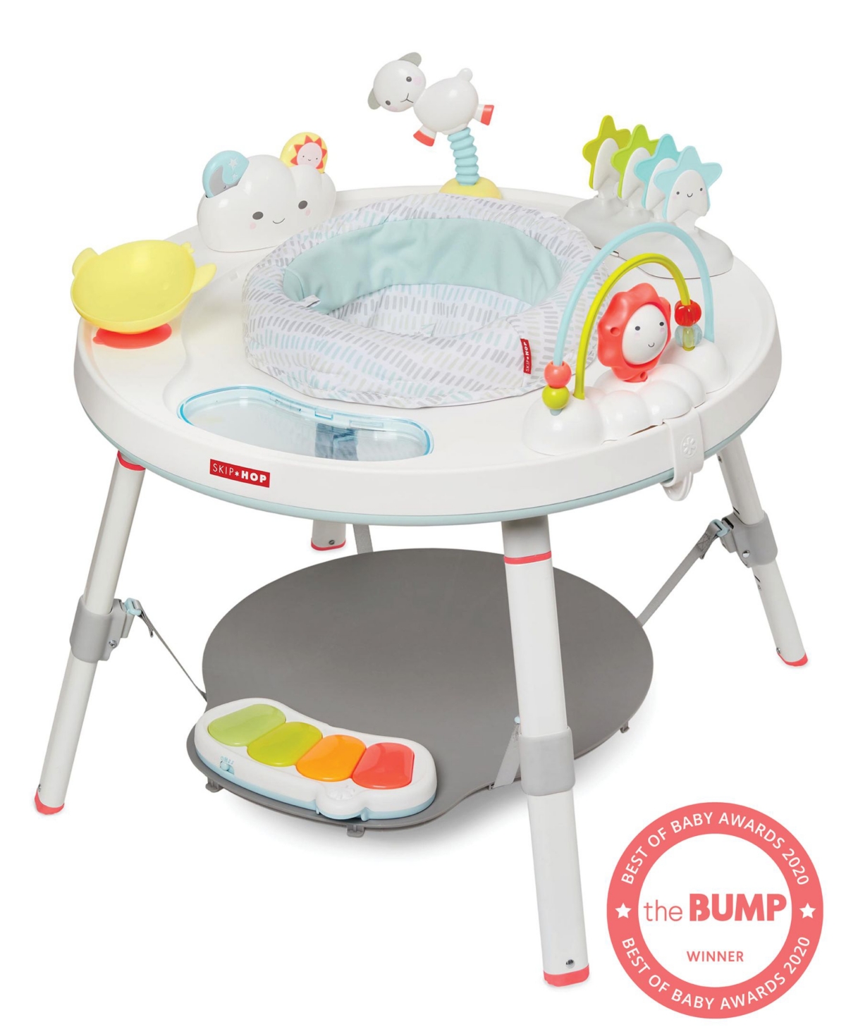 Skip Hop Silver Lining Cloud Baby's View 3-stage Activity Center In Silver Lining Cloud