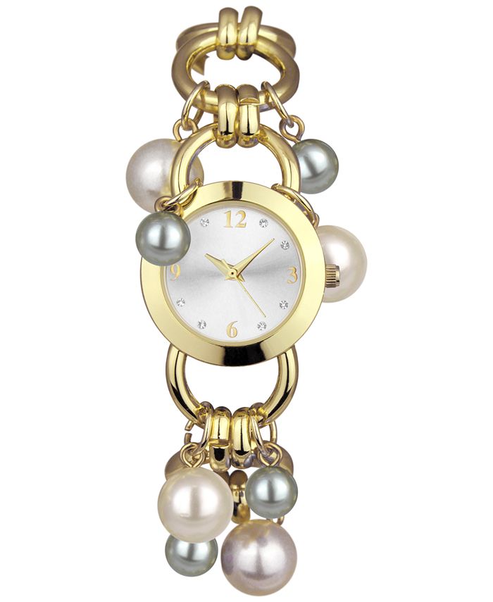 Charter Club Women s Red White Blue Imitation Pearl Charm Gold