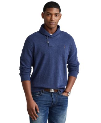 Men's Luxury Jersey Shawl Pullover