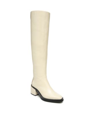 ivory thigh high boots