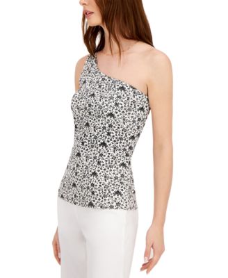 INC International Concepts - Petite Floral-Print Blouson-Sleeve Top