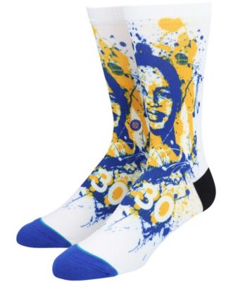 Stance - Men's Stephen Curry Golden State Warriors Splatter Player Crew Socks