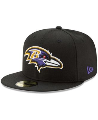 New Era - Men's Black Baltimore Ravens Omaha 59FIFTY Fitted Hat