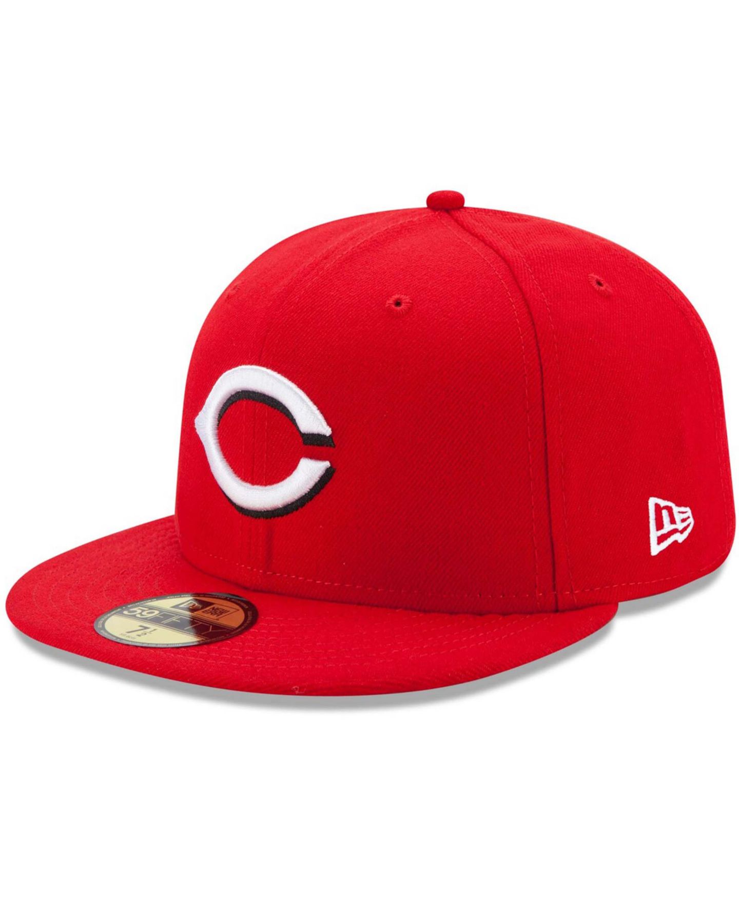 Мужская кепка New Era Red Cincinnati Reds Home Authentic Collection On-Field 59FIFTY Fitted Hat — фото 5