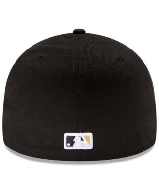 Men's Black Pittsburgh Pirates Authentic Collection On Field Low Profile Game 59FIFTY Fitted Hat