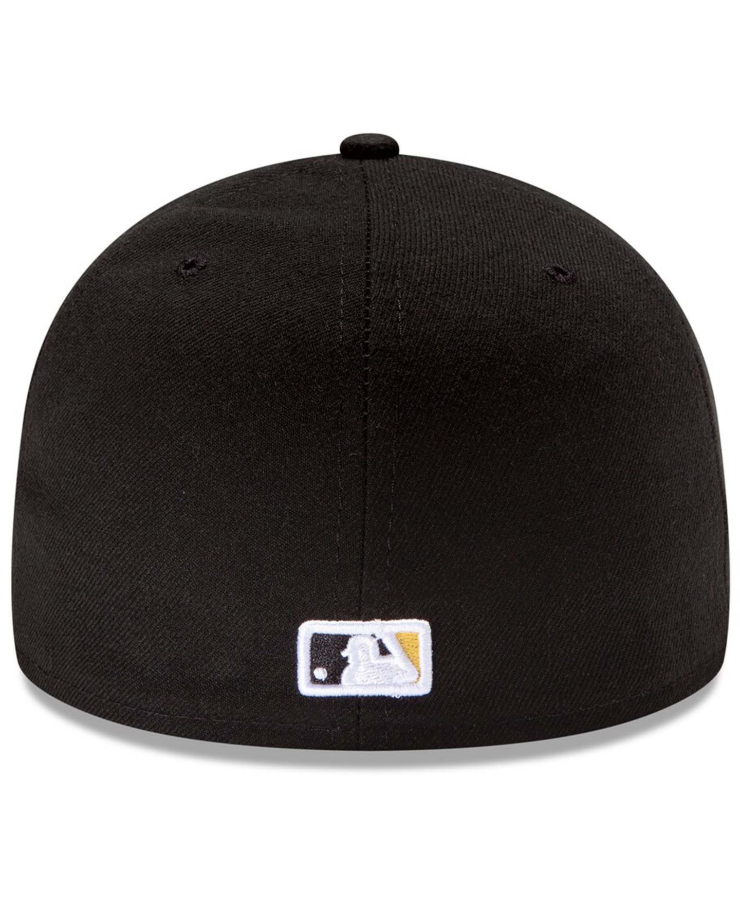 Мужская кепка New Era Black Pittsburgh Pirates Authentic Collection On Field Low Profile Game 59FIFTY Fitted Hat — фото 4