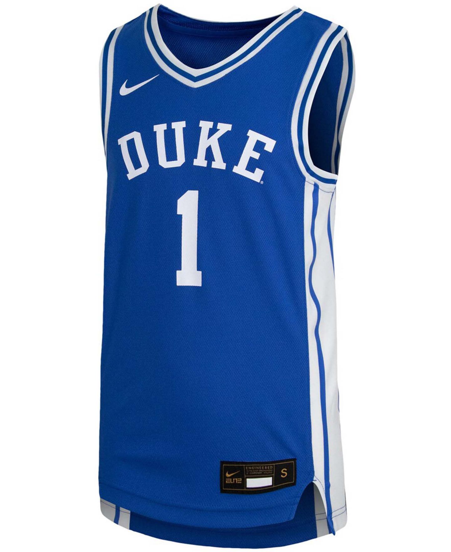 Детская баскетбольная джерси Nike Duke Blue Devils #1 Replica Team — фото 2