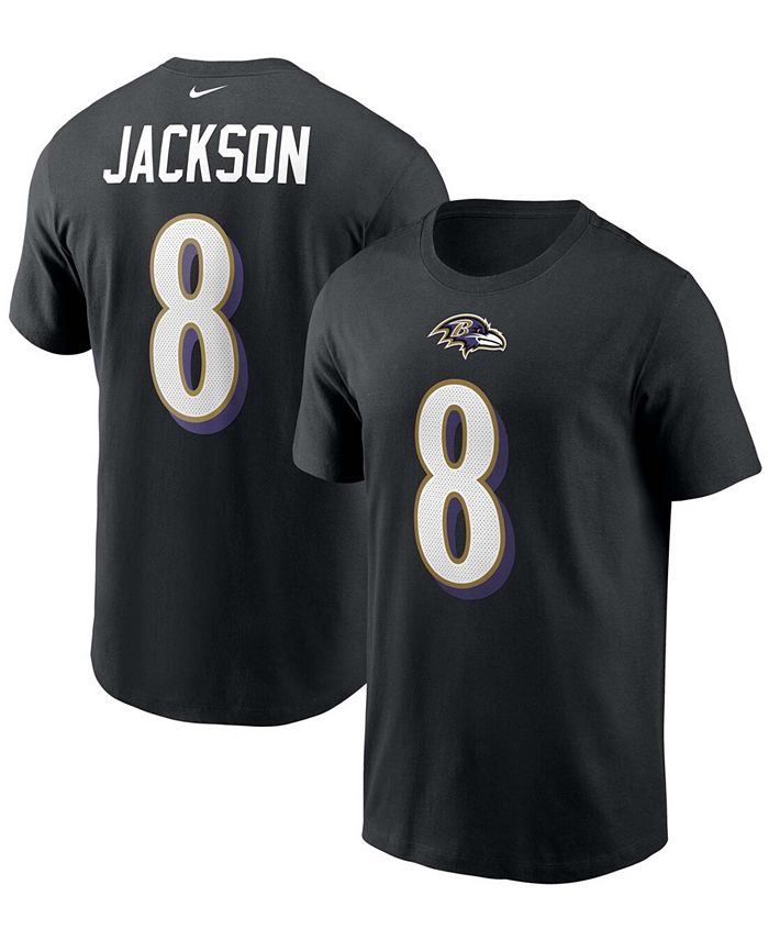 Nike Men's Baltimore Ravens Name & Number T-Shirt - Lamar Jackson - Macy's