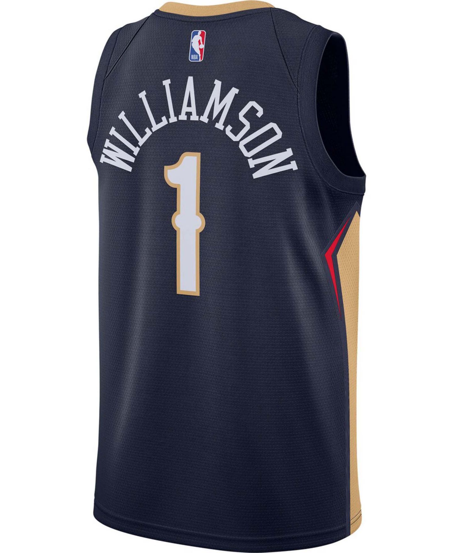 Мужской топ Nike Zion Williamson New Orleans Pelicans 2020/21 Swingman Jersey - Icon Edition — фото 3