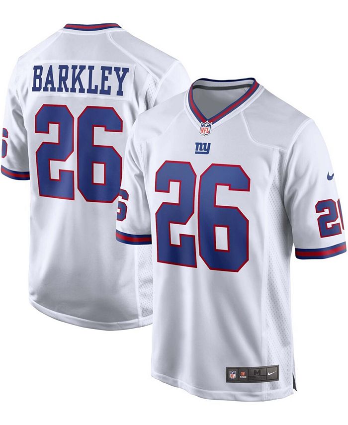 Nike Men's Saquon Barkley New York Giants Alternate Game Jersey - Macy's