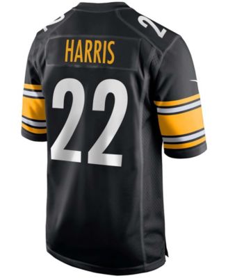 Men's Najee Harris Black Pittsburgh Steelers 2021 Draft First Round Pick Game Jersey