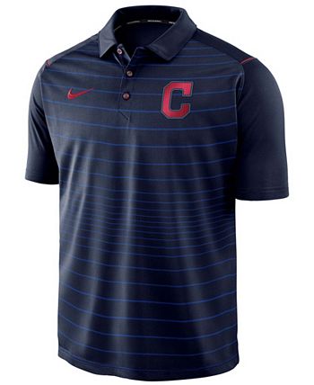 Nike - Men's Cleveland Indians Stripe Polo