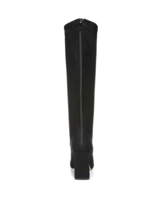 Women's Katherine Block Heel Pointed Toe Knee High Boots