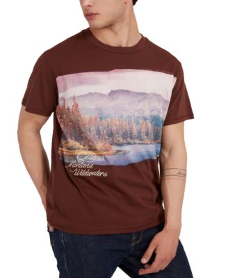 GUESS - Men's Landscape Logo Graphic T-Shirt