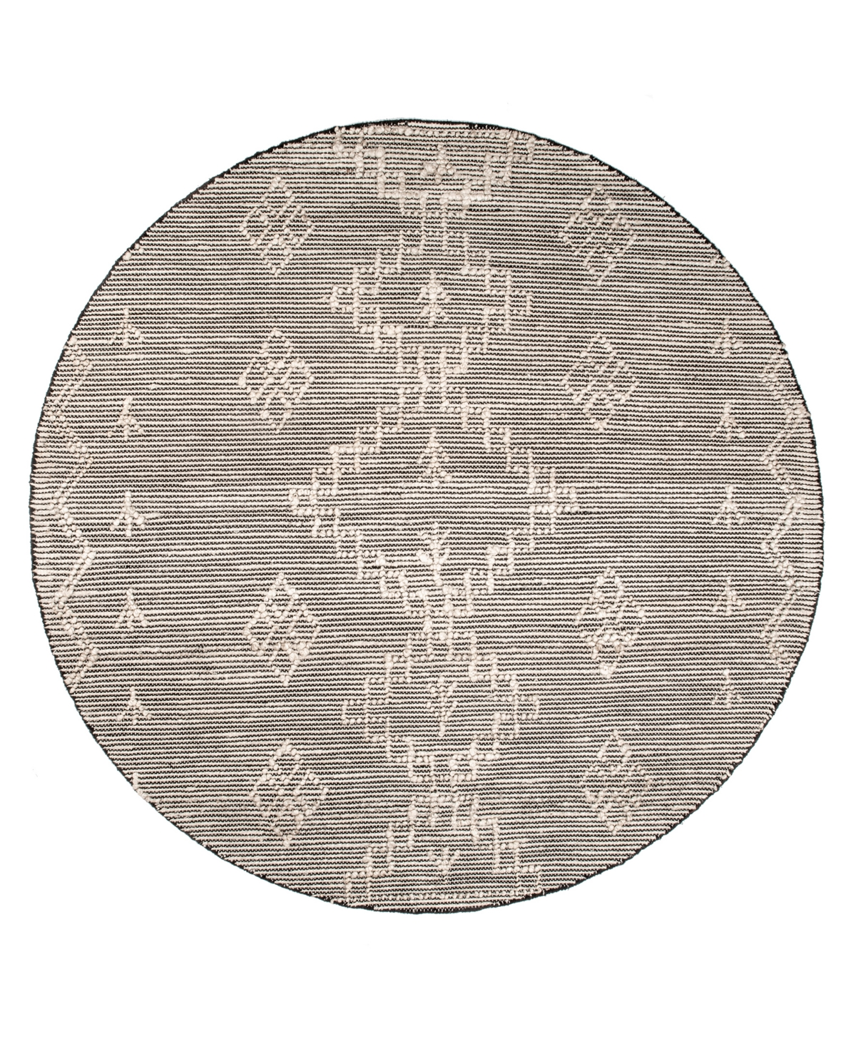 nuLoom Radmilla SMRM01A 6' x 6' Round Area Rug - Gray