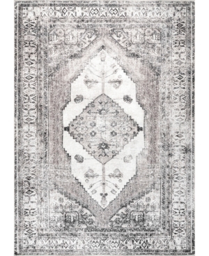 Nuloom Aurora Hjau03a Machine-washable 5' X 8' Area Rug In Silver-tone