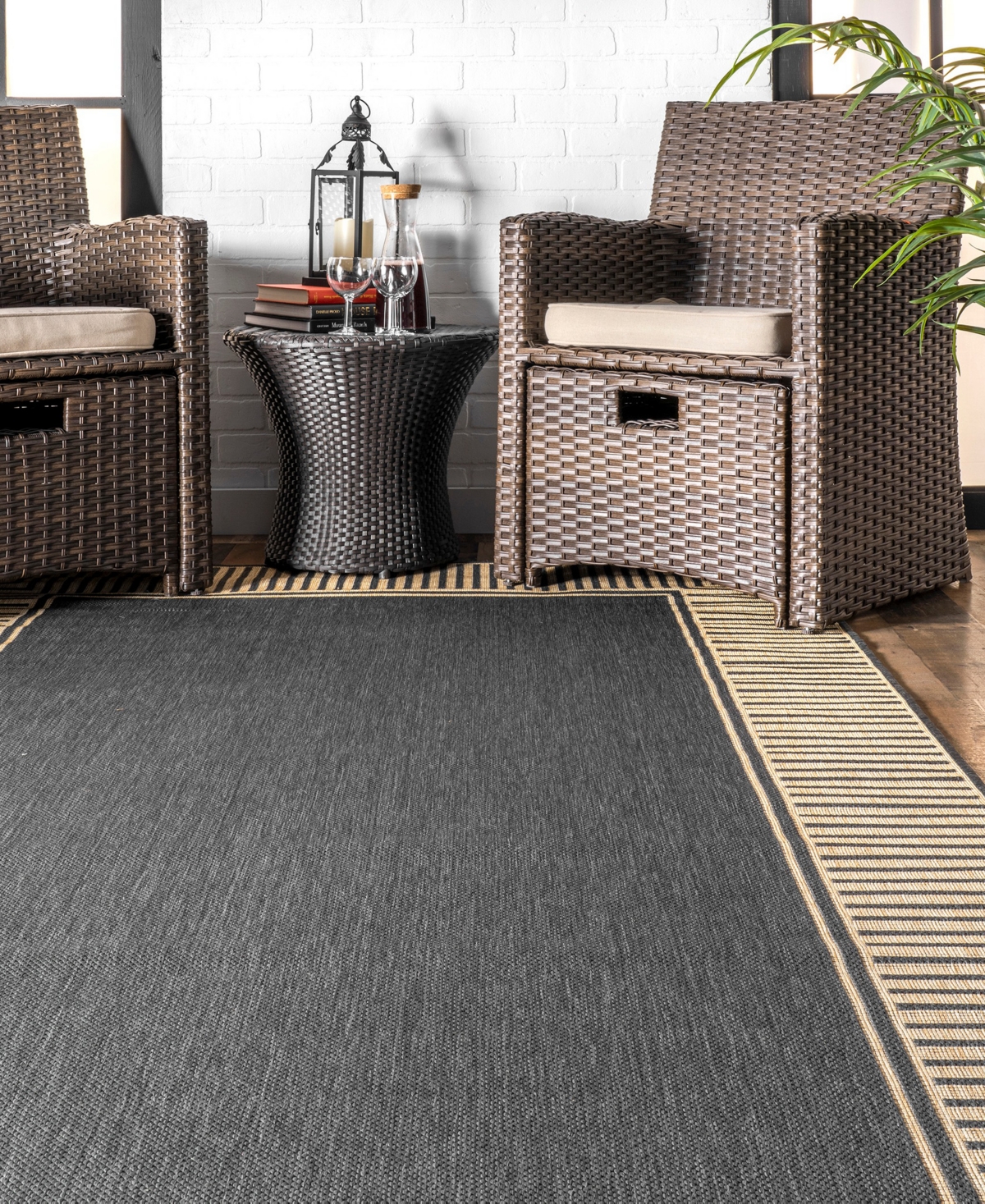 nuLoom Cabana GBCB02A Outdoor Area Rug