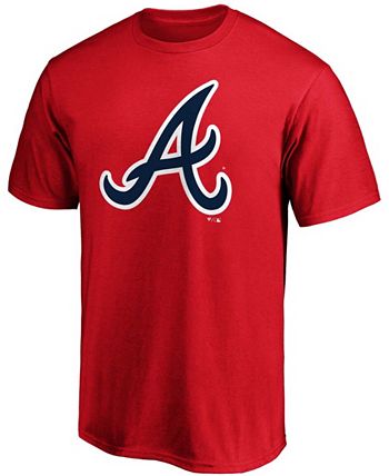 Atlanta Braves Fanatics Branded Official Team Logo T-Shirt - Red in 2023