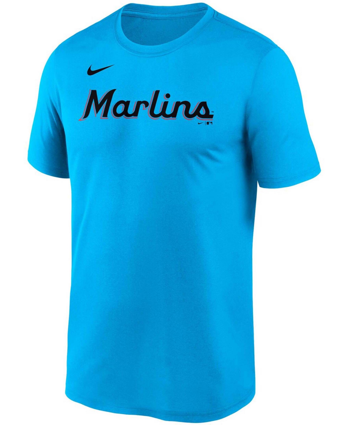 Men'sMiami Marlins Wordmark Legend T-shirt - Blue
