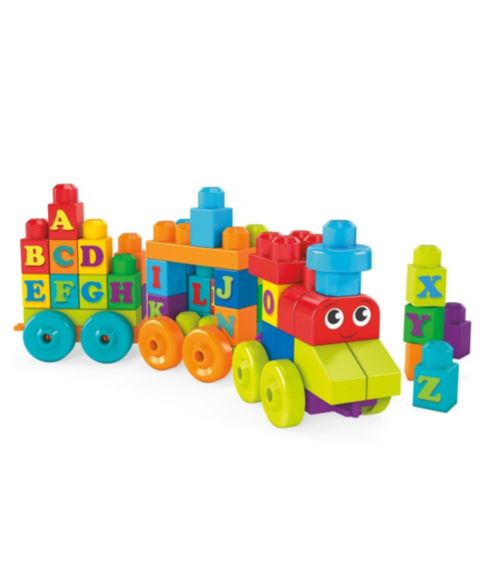 Детский конструктор Mega Bloks Building Basics Abc Learning Train