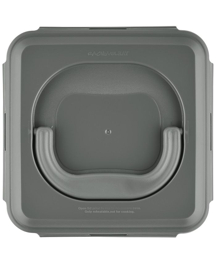 Rachael Ray Stacking 10-Pc. Square Food Storage Container Set - Macy's