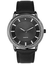 Club Room Men's The Cambridge Leather Strap Watch 40mm, Created for Macy's