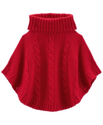 Carter's - Toddler Girls Cable Knit Poncho