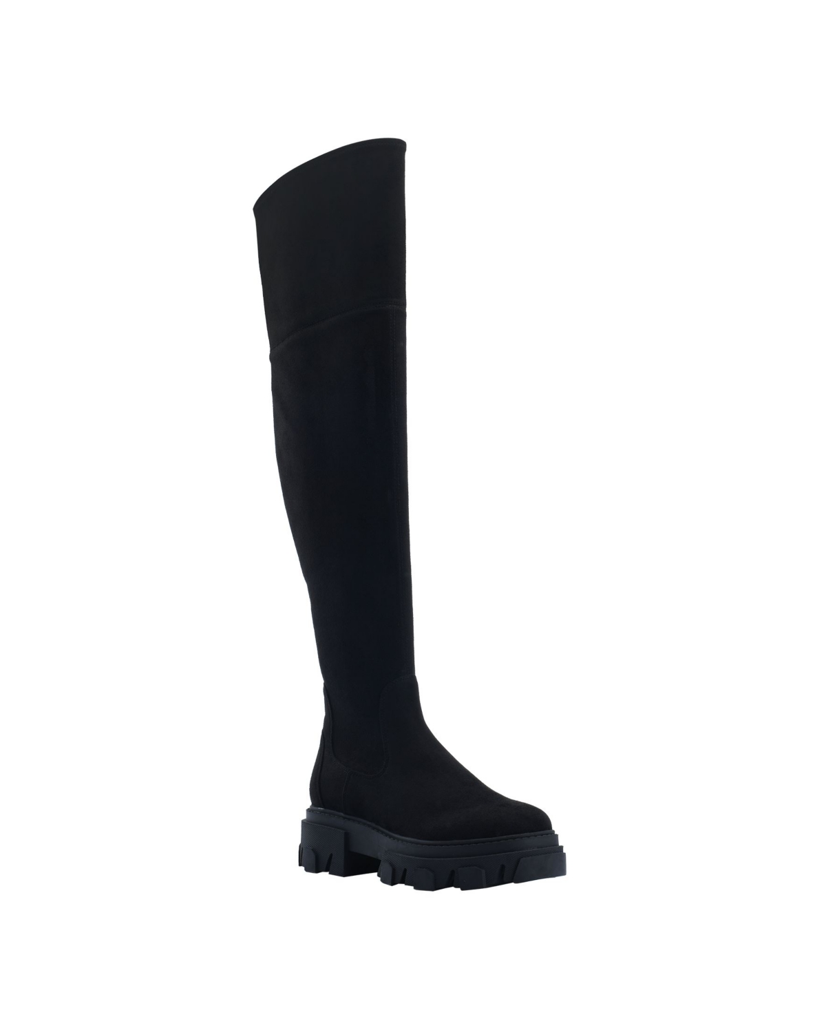 UPC 195972656109 product image for Calvin Klein Women's Linnie Lug Sole Over The Knee Boots Women's Shoes | upcitemdb.com