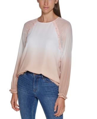 Calvin Klein - Ombr&eacute; Top
