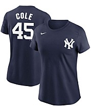 New York Yankees Touch Women's Hail Mary V-Neck Back Wrap T-Shirt - Navy