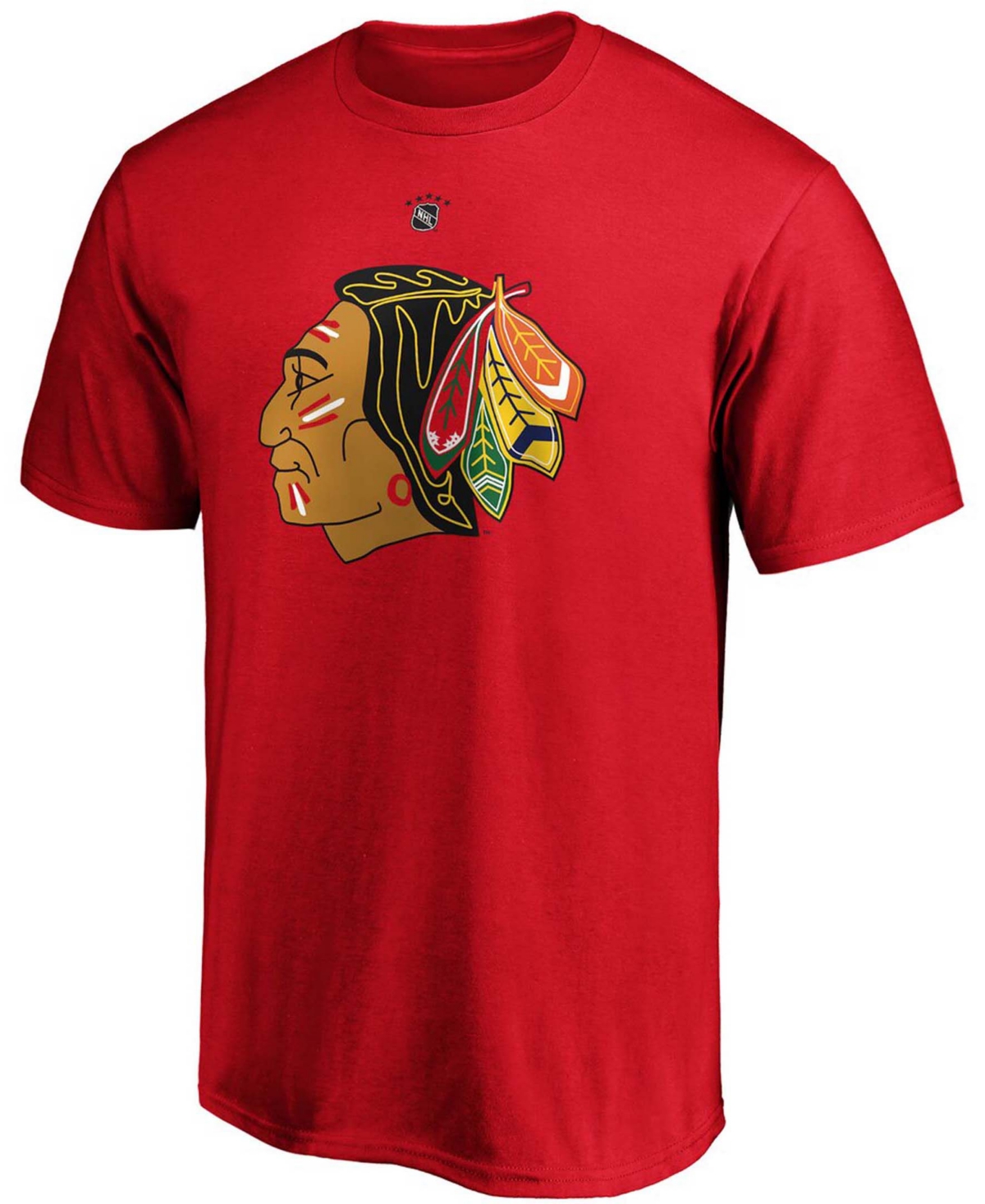 Men's Bobby HullChicago Blackhawks Authentic Stack Retired Player Name and Number T-shirt - Red