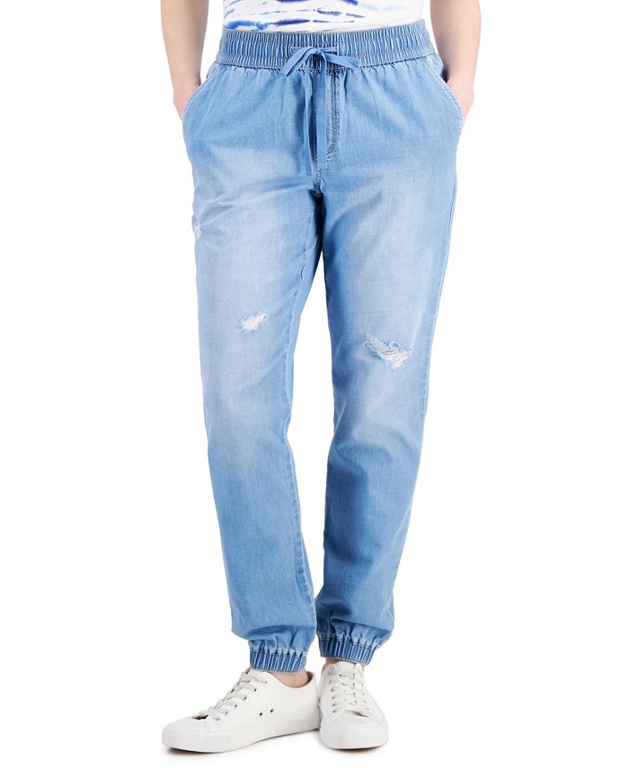 Ripped track jeans new arrivals