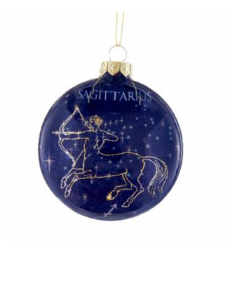 Kurt Adler - Glass Zodiac Sagittarius Ornament