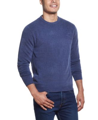 Weatherproof Vintage Men's Soft Touch Stripe Crew Neck Sweater - Macy's