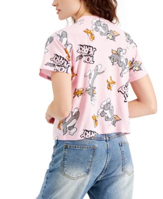 Tom and Jerry Juniors' Graphic Crewneck T-Shirt