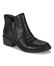 Women's Sam Ruched Lug Sole Ankle Bootie