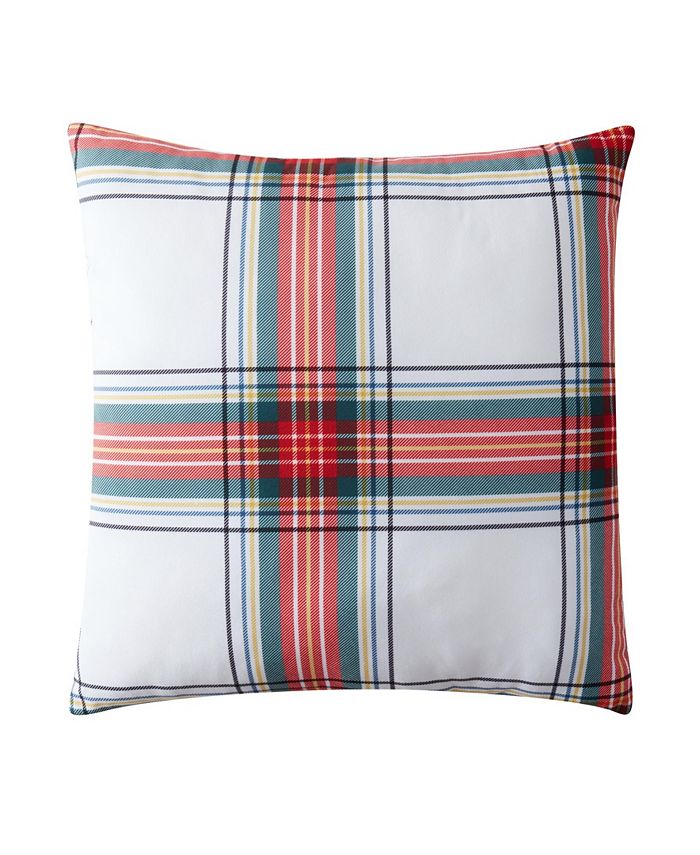 Home Birch Trails Plaid Reversible Decorative Pillow, 24" x 24