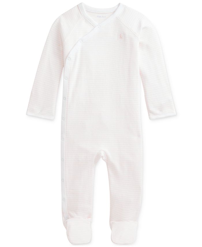 Polo Ralph Lauren Baby Boys Striped Interlock Coveralls Macy's